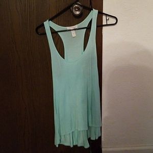Charlotte Russe Racerback High-Low Top